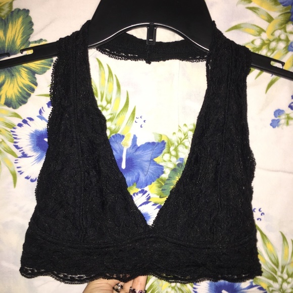 Pins&Needles Lace Bralette (Black) - Picture 2 of 7